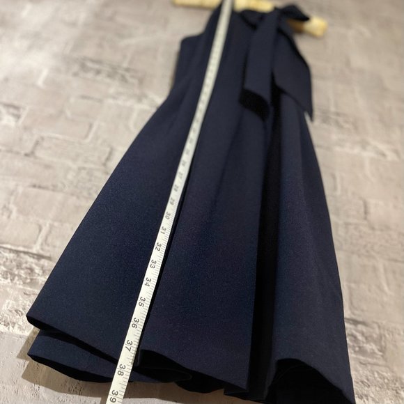 Pocket Bow Halter in Navy Blue - Picture 4 of 10